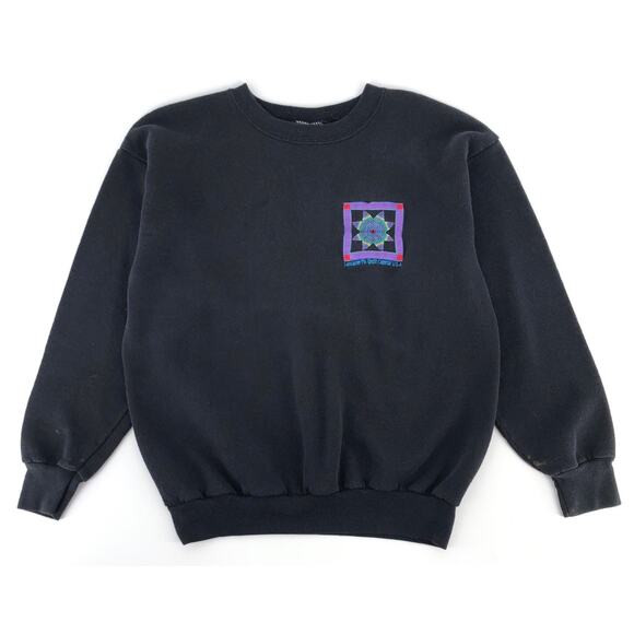 Lee Tops - 90s Lancaster Pennsylvania Quilt Capital crewneck sweatshirt 1990s vintage